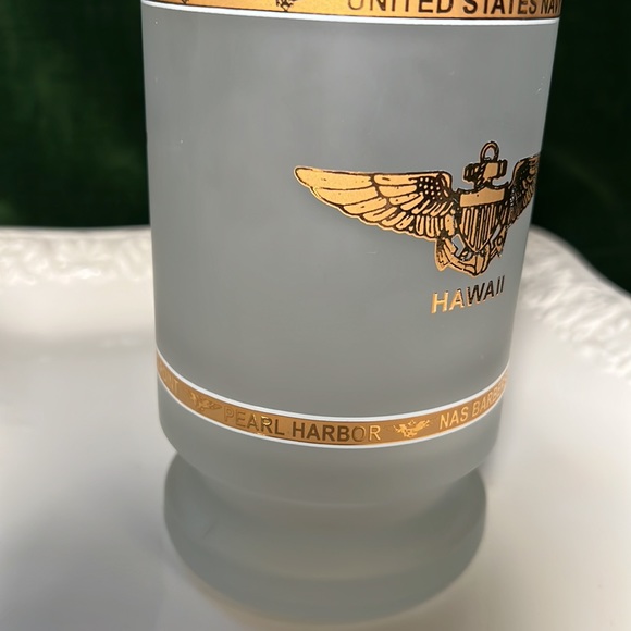 Navy Pilot Frosted Beer Mug from Hawaii - Picture 3 of 9